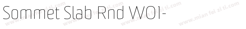 Sommet Slab Rnd W01字体转换